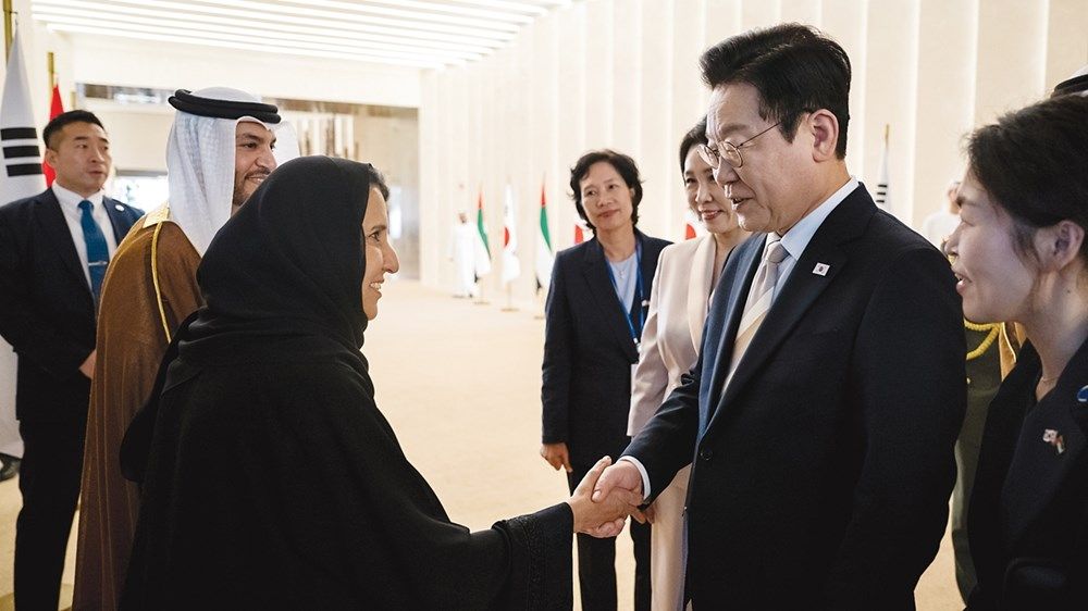 الرئيس الكوري يختتم زيارته إلى الدولة