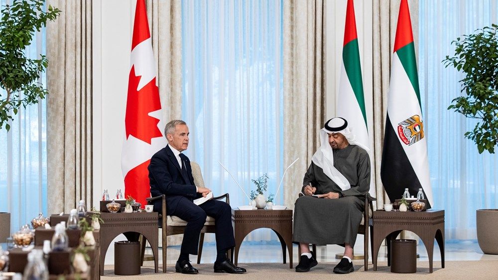 رئيس الدولة يبحث مع رئيس وزراء كندا علاقات التعاون ويشهد توقيع اتفاقية تشجيع الاستثمارات بين البلدين