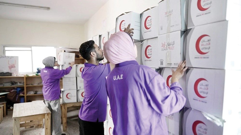 الإمارات تنفذ أكبر حملة إغاثية في غزة