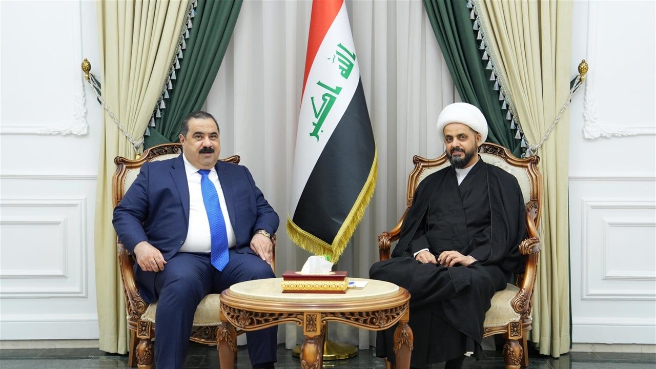 السامرائي والخزعلي يبحثان أهمية إنجاز استحقاقات المرحلة المقبلة