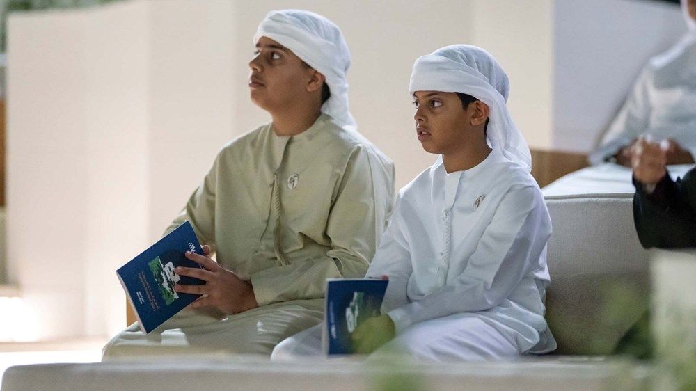 خالد بن محمد بن زايد يشهد حفل الافتتاح الرسمي لمتحف التاريخ الطبيعي في أبوظبي