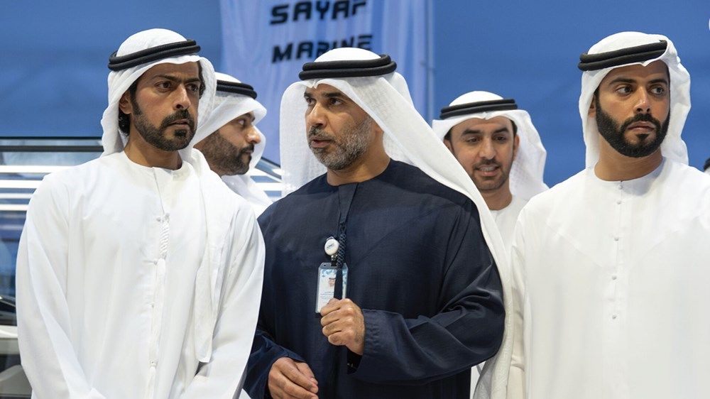 حمدان بن زايد يزور معرض أبوظبي الدولي للقوارب