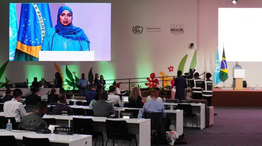 آمنة الضحاك خلال «كوب 30»: الإمارات أكدت ريادتها المناخية عبر حشد الجهود الدولية لتمويل العمل المناخي وحماية الطبيعة