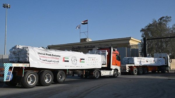 ضمن "الفارس الشهم 3".. قافلة محملة بـ195 طناً من المواد الإغاثية تصل إلى غزة