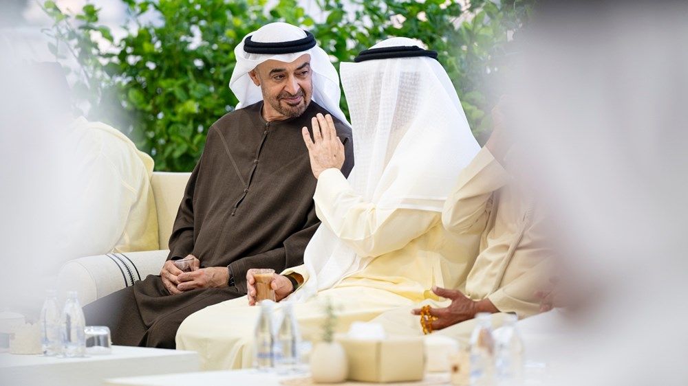 رئيس الدولة يستقبل النائب الأول لرئيس مجلس الوزراء وزير الداخلية الكويتي