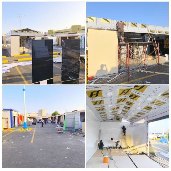 16 ركناً للطاقة الشمسية في قلب عدن مول استعداداً للمؤتمر الوطني الأول للطاقة