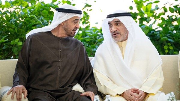 رئيس الدولة يستقبل النائب الأول لرئيس مجلس الوزراء وزير الداخلية الكويتي