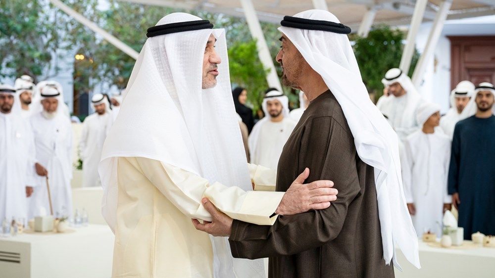 رئيس الدولة يستقبل النائب الأول لرئيس مجلس الوزراء وزير الداخلية الكويتي