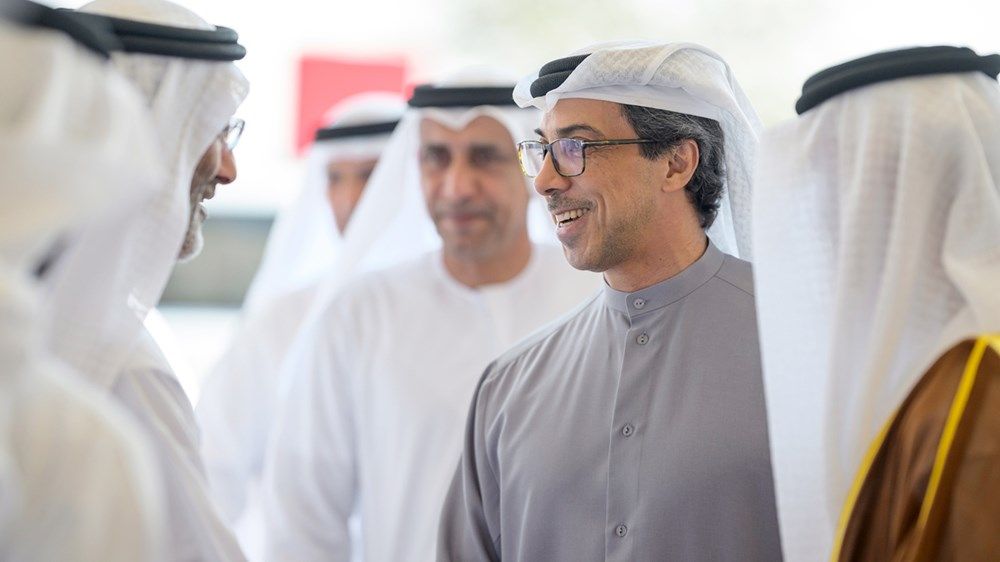منصور بن زايد يحضر أفراح الرميثي
