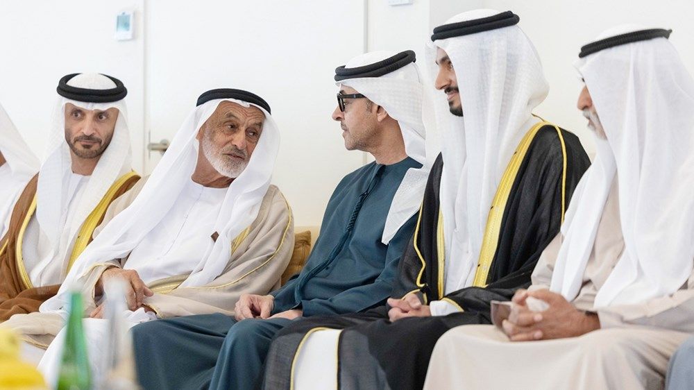 هزاع بن زايد يحضر حفل استقبال بمناسبة زفاف علي حميد الرميثي