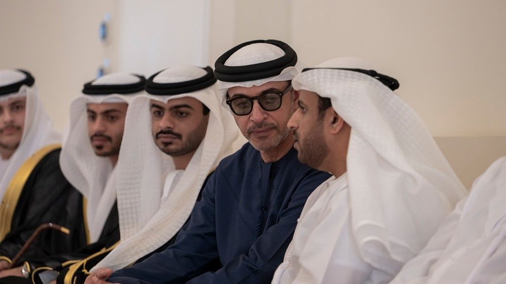 هزاع بن زايد يحضر أفراح الصيعري في أبوظبي