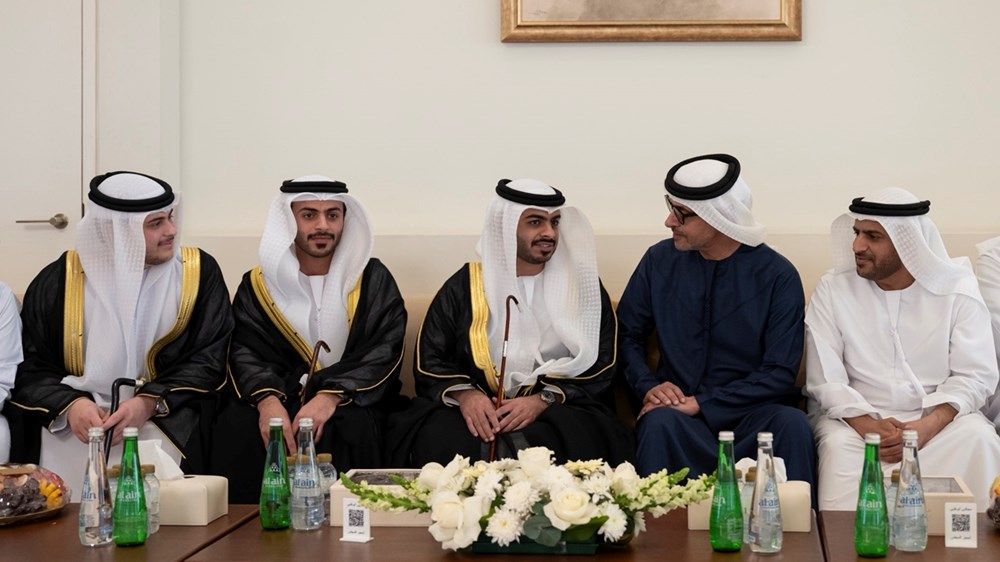 هزاع بن زايد يحضر أفراح الصيعري في أبوظبي