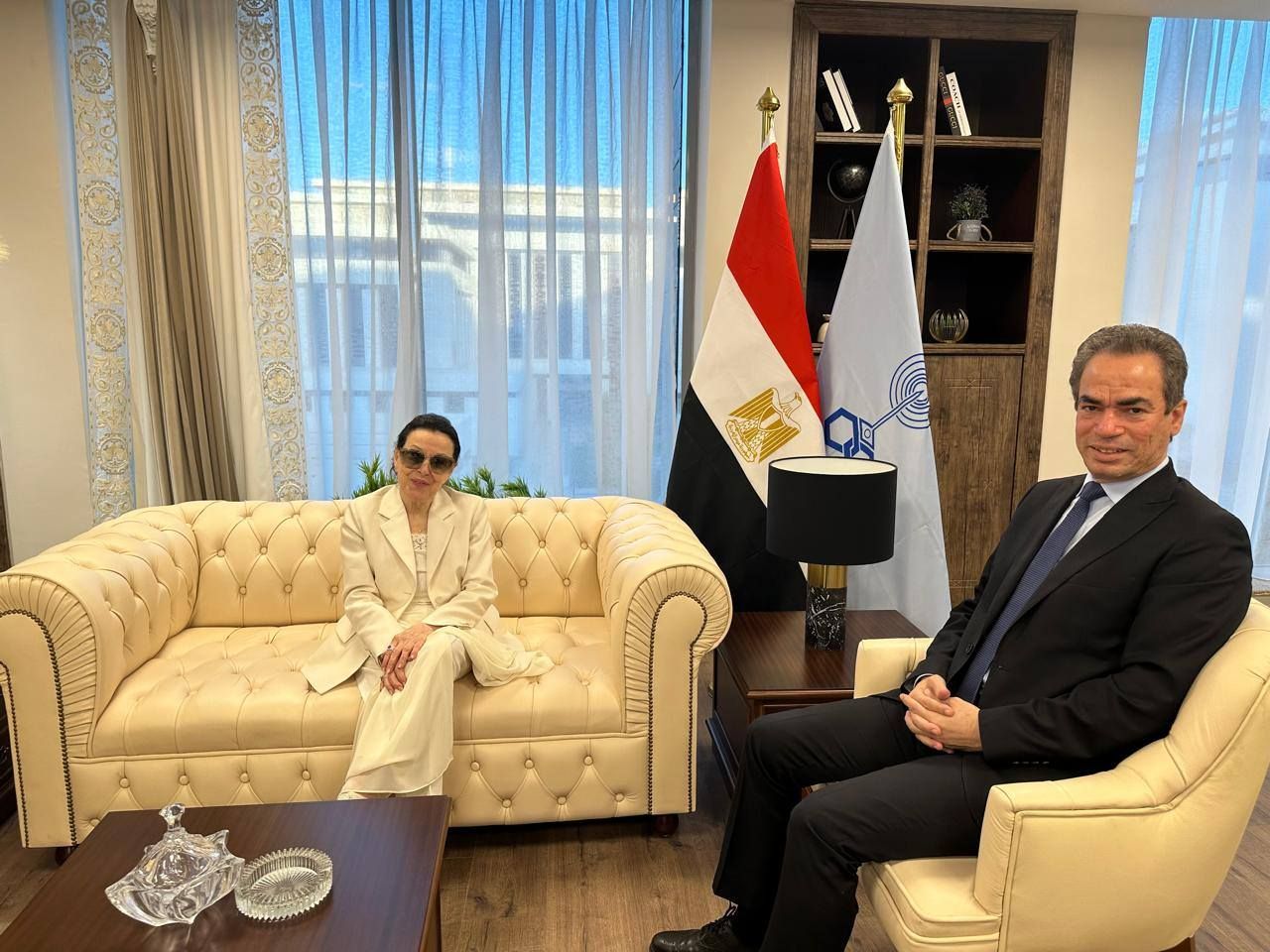 بالصّور- نجاة الصّغيرة تفاجئ الجميع بظهور جديد داخل مدينة الثّقافة والفنون