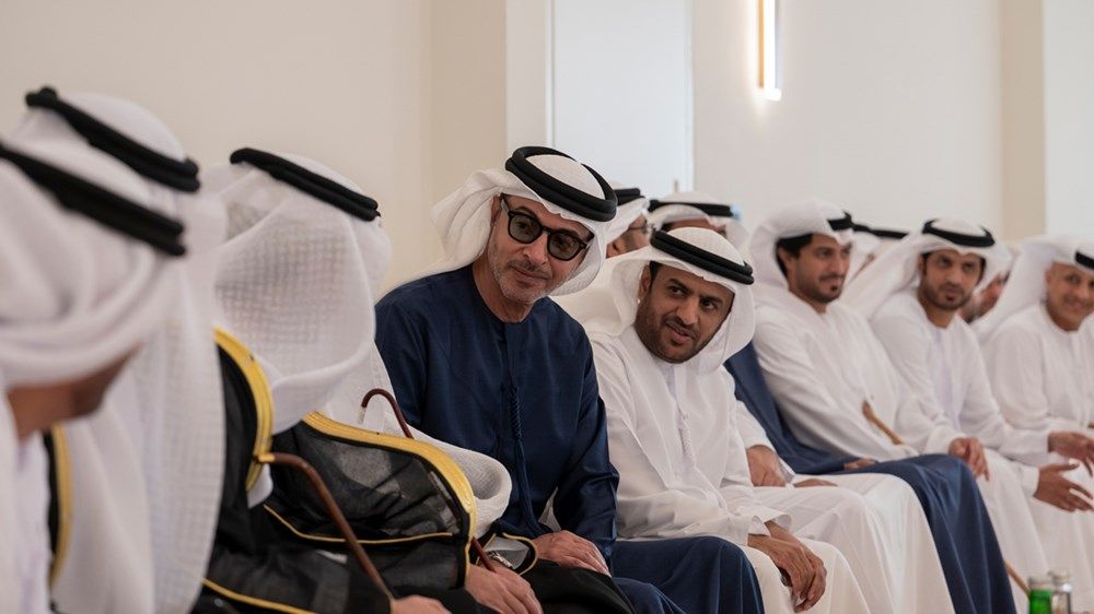 هزاع بن زايد يحضر أفراح الصيعري في أبوظبي
