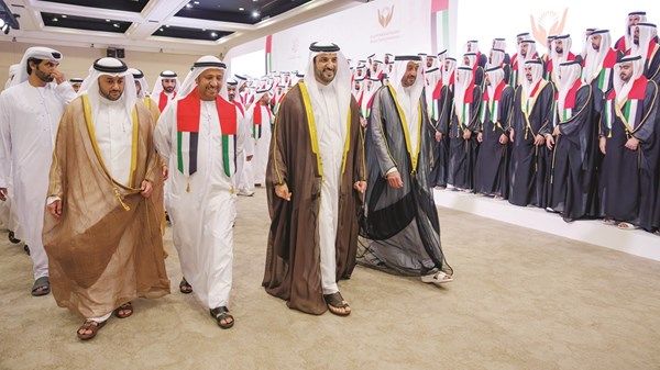 سلطان بن أحمد القاسمي يشهد حفل العرس الجماعي «شارقة الخير» الحادي عشر