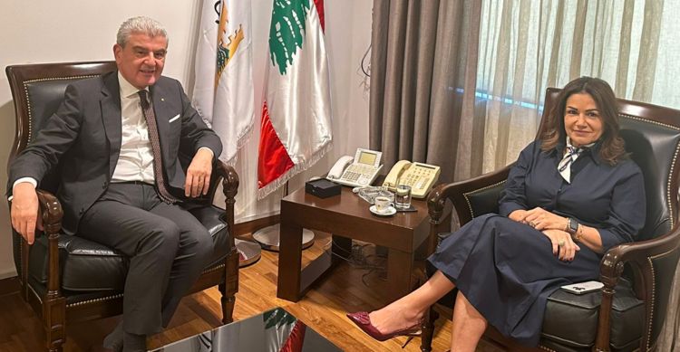 وزير الصناعة بحث مع وزيرة الشؤون بالملفات المشتركة واستقبل السفير التركي