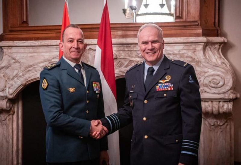 لبنان | سلسلة لقاءات لقائد الجيش في هولندا