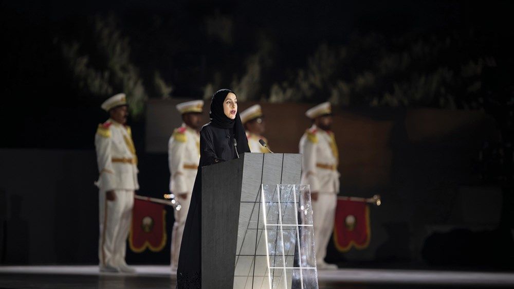 حاكم الفجيرة يشهد بحضور ذياب بن محمد بن زايد مراسم يوم الشهيد في واحة الكرامة