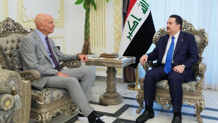 السوداني بحث مع باراك بدعم استقرار سوريا وأمنها والمسار الدبلوماسي لحل الخلافات بالمنطقة