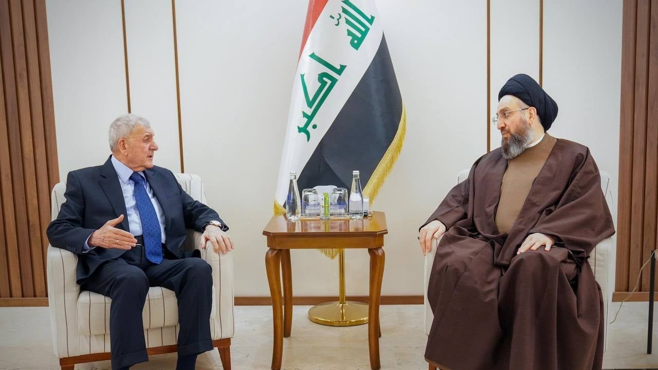 رشيد والحكيم يؤكدان دعم الحوار البنّاء لضمان تشكيل حكومة قوية