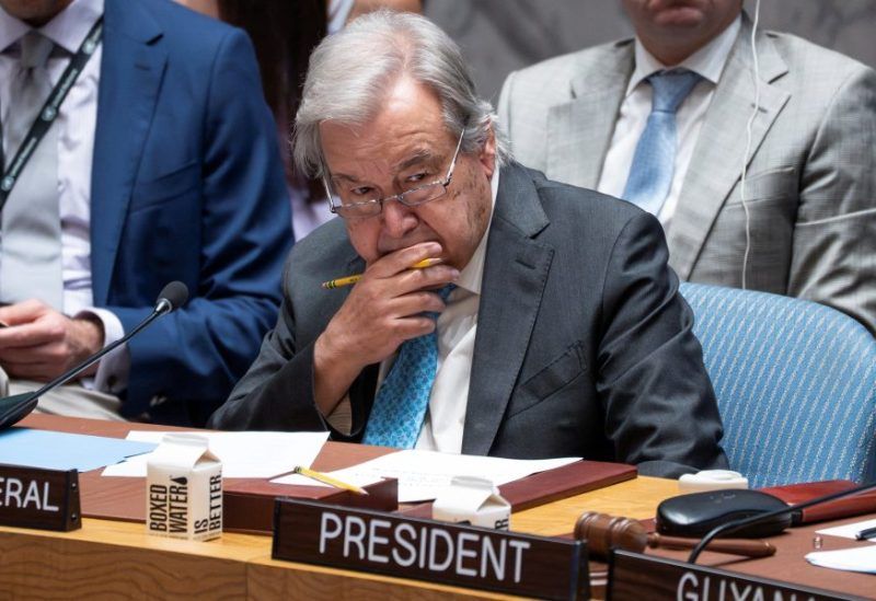 غوتيريش: يجب السماح بدخول مساعدات كافية لإنقاذ الأرواح إلى غزة