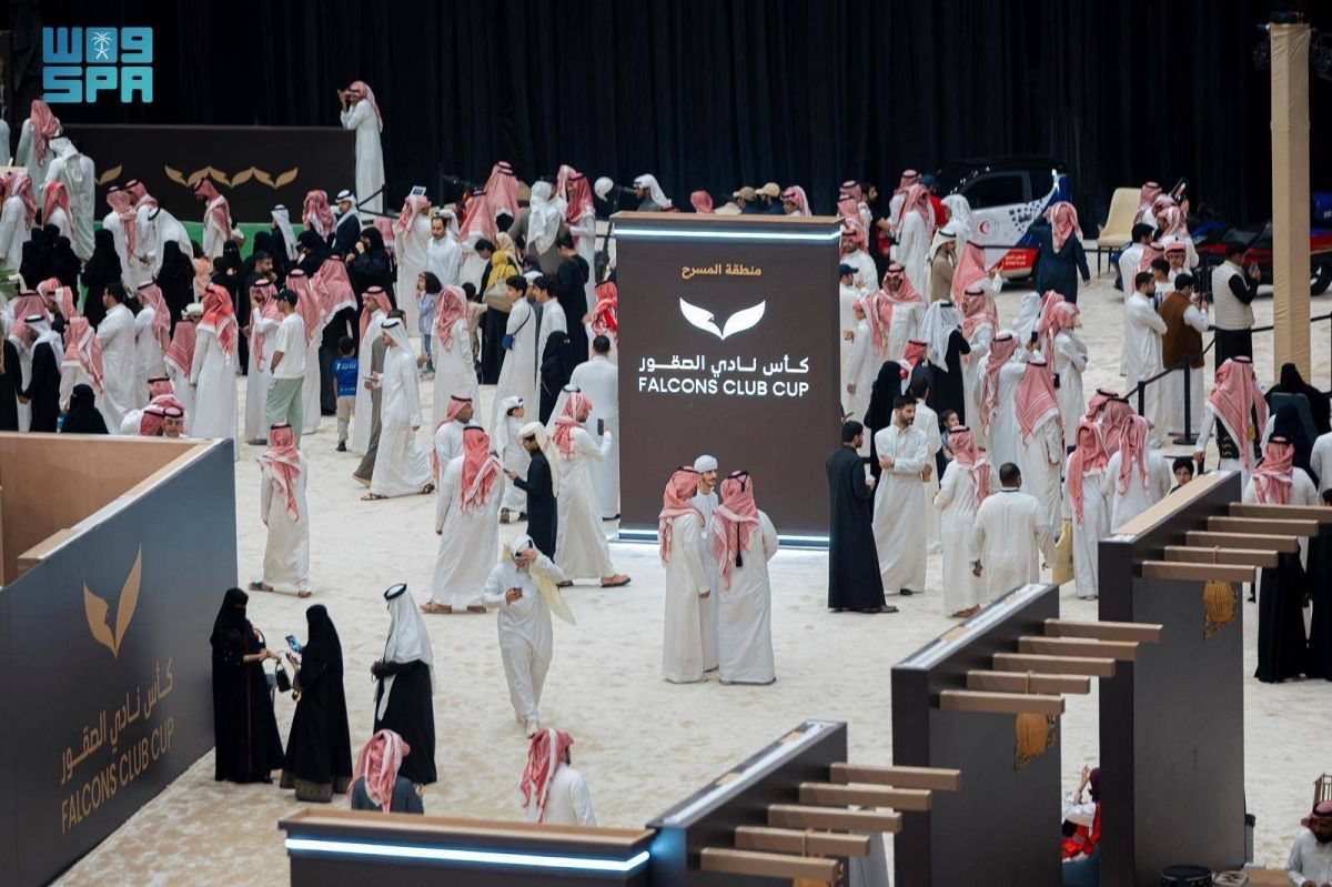 + 80 ألف زائر حتى اليوم السادس 
من كأس نادي الصقور