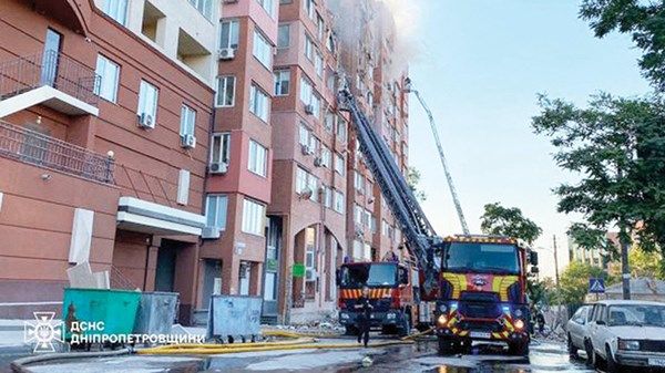 قتلى ومصابون جراء هجوم على دنيبرو الأوكرانية