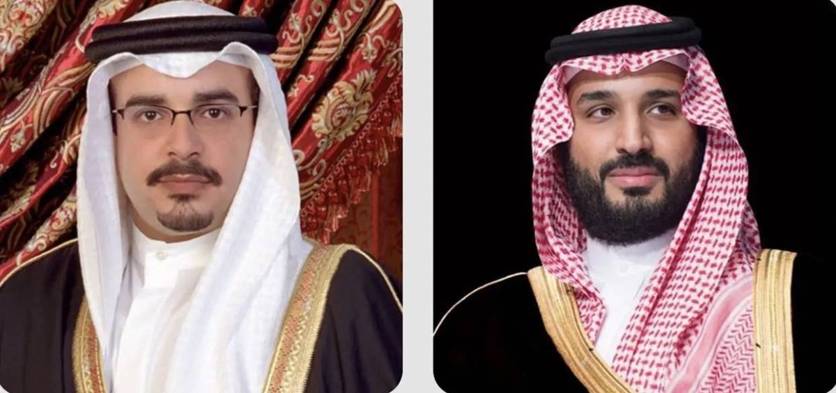 ولي العهد يبعث برقية شكر لولي عهد مملكة البحرين إثر مغادرته المنامة