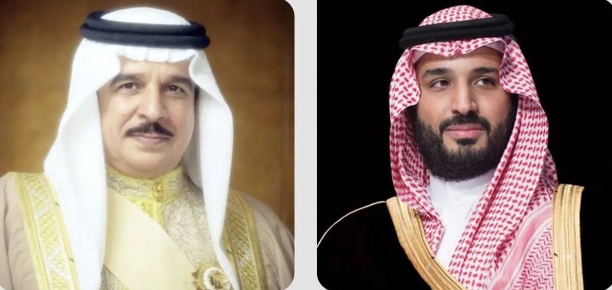 ولي العهد يبعث برقية شكر لملك مملكة البحرين إثر مغادرته المنامة