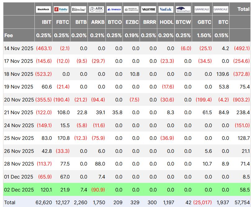 تداولات البيتكوين تصل إلى ذروة الخسائر غير المحققة مع بدء صناديق ETF في التعافي