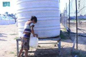 الأسر النازحة تشكر السعودية وإغاثة غزة بعد إنشاء مخيم آمن للأطفال