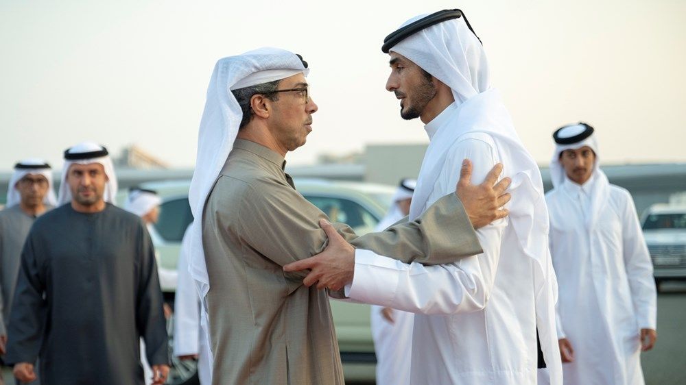 منصور بن زايد يشهد بطولة العالم للخيل العربية في الدوحة