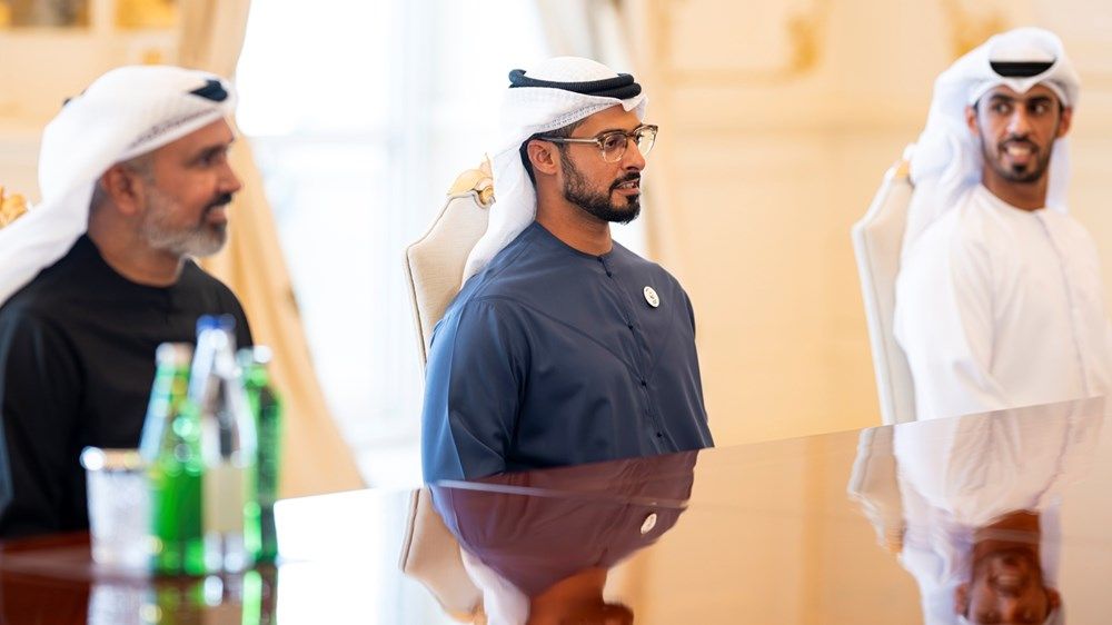 رئيس أذربيجان يستقبل زايد بن حمدان بن زايد