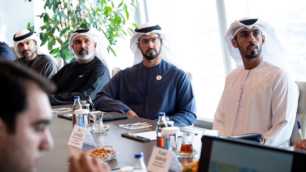 زايد بن حمدان بن زايد يلتقي وزير الاقتصاد في جمهورية أذربيجان