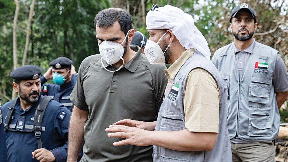 فريق الإمارات للبحث والإنقاذ يواصل مهامه الإنسانية لإغاثة منكوبي إعصار «ديتوه»