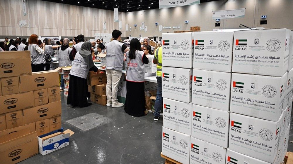 تنفيذاً لتوجيهات محمد بن راشد.. «مبادرات محمد بن راشد آل مكتوم العالمية» تكمل تجهيز 10 ملايين وجبة لأهالي غزة