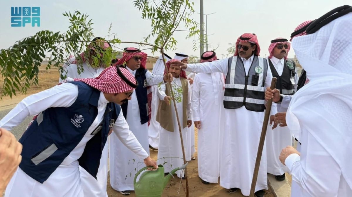 تدشين مبادرة «تشجير مركز ناوان» بمحافظة المخواة