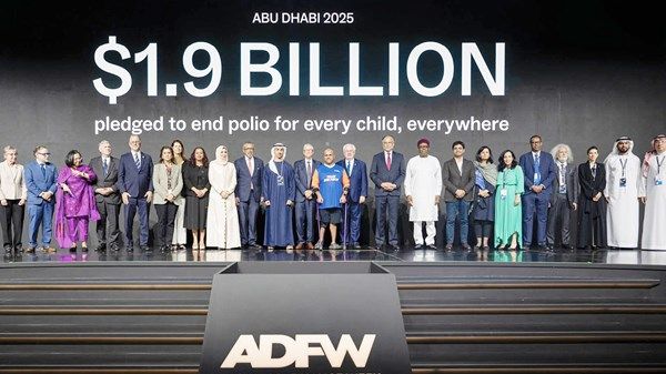 بحضور حمدان بن محمد بن زايد.. أبوظبي تشهد الإعلان عن مبادرة عالمية لمحاربة شلل الأطفال بقيمة 1.9 مليار دولار