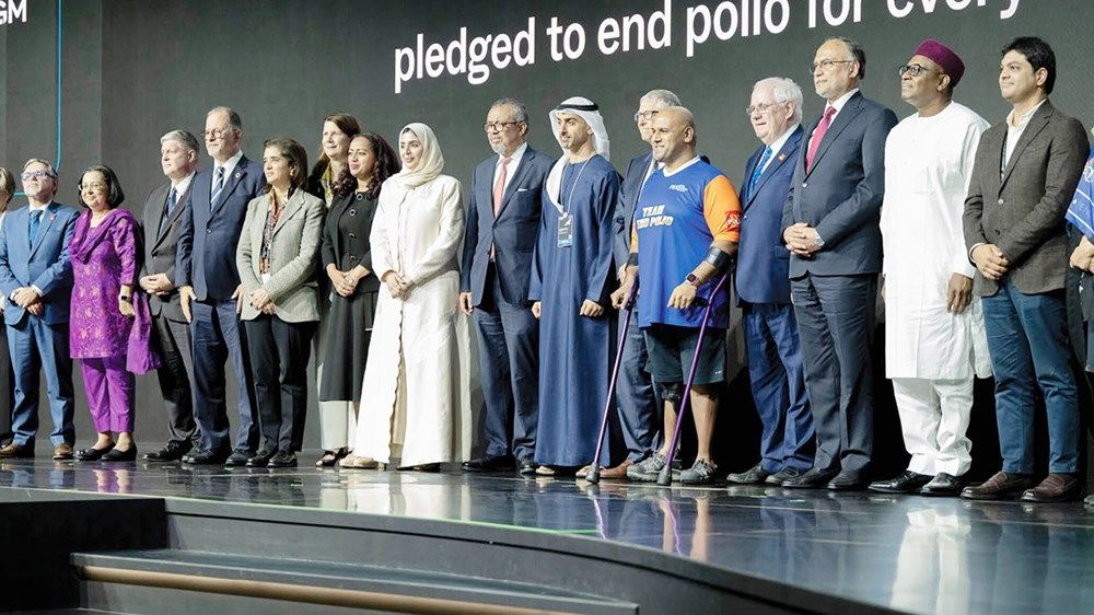 بحضور حمدان بن محمد بن زايد.. أبوظبي تشهد الإعلان عن مبادرة عالمية لمحاربة شلل الأطفال بقيمة 1.9 مليار دولار
