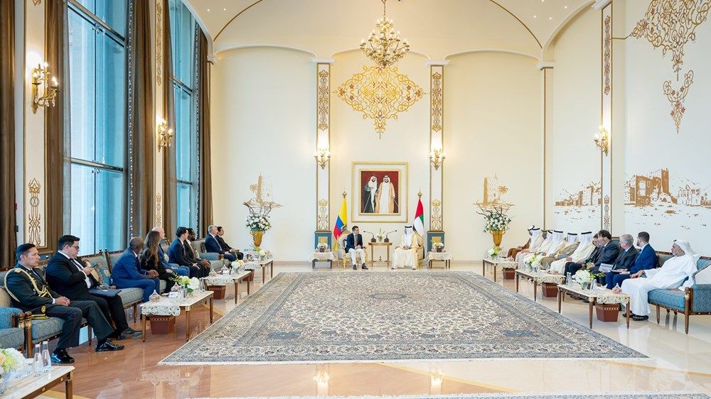 حاكم رأس الخيمة يستقبل رئيس جمهورية الإكوادور