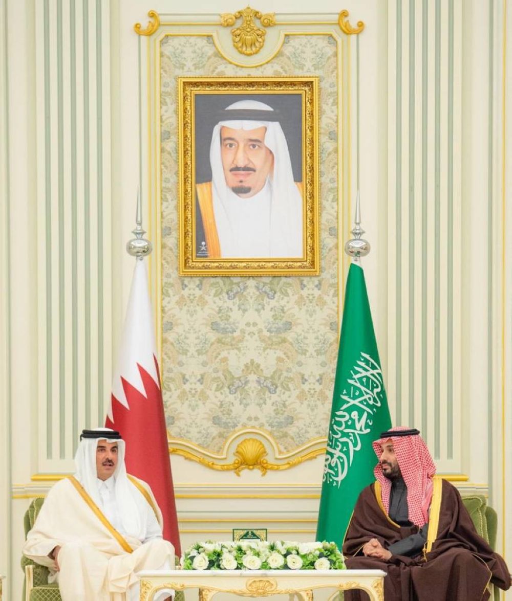 ولي العهد وأمير قطر يرأسان مجلس التنسيق السعودي القطري