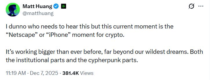 قطاع التشفير يقترب من “لحظة Netscape” مع بلوغ صناعة البلوكتشين نقطة تحوّل