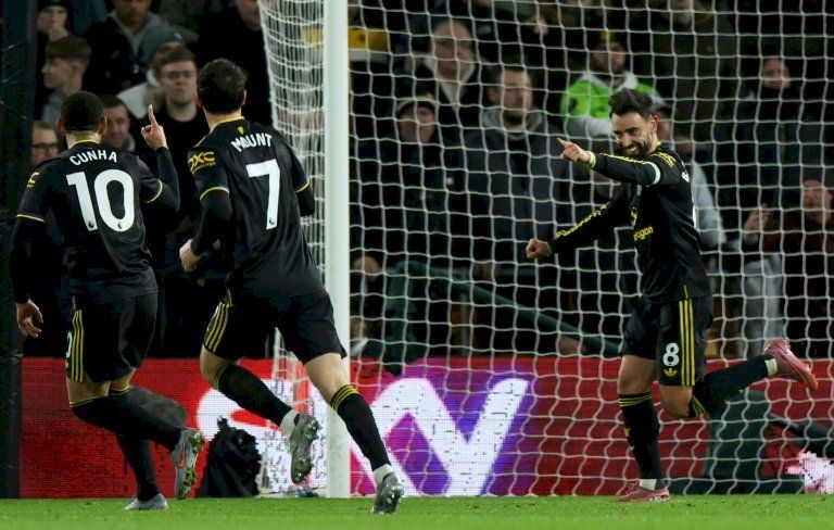 بطولة انكلترا: يونايتد يكتسح ولفرهامبتون ويقترب من مقاعد دوري الأبطال