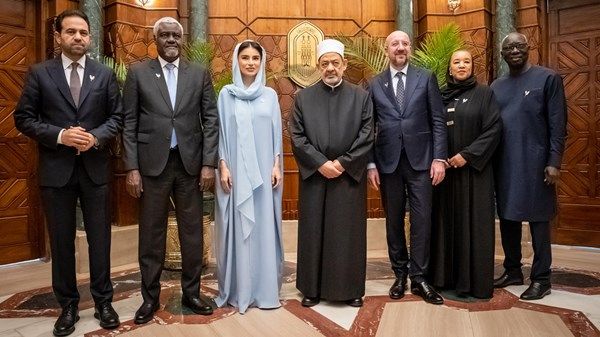 شيخ الأزهر يستقبل أعضاء لجنة تحكيم جائزة زايد للأخوّة الإنسانية