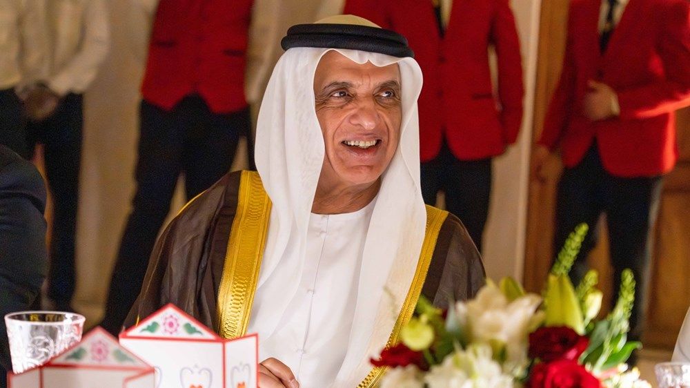 سعود بن صقر يحضر مأدبة عشاء نظّمتها سفارة البيرو لدى الدولة في رأس الخيمة