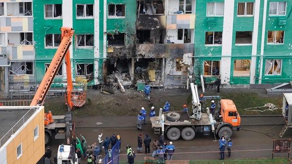 جرحى جراء هجوم بمسيّرة على مبنى في روسيا