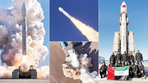 الإمارات تعلن نجاح إطلاق القمر الاصطناعي العربي 813