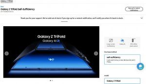 تكنولوجيا: نفاد Samsung Galaxy Z TriFold بسعر 2,400 دولار في دقائق قليلة