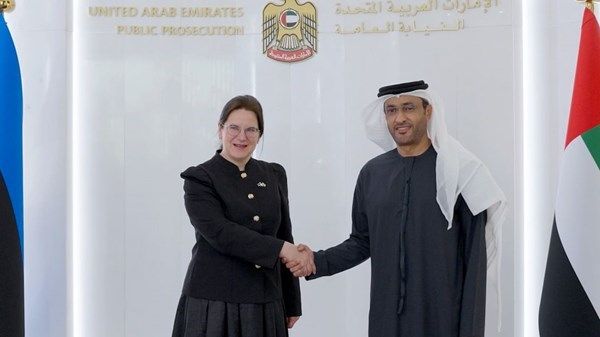 النائب العام يستقبل وزيرة العدل لجمهورية إستونيا