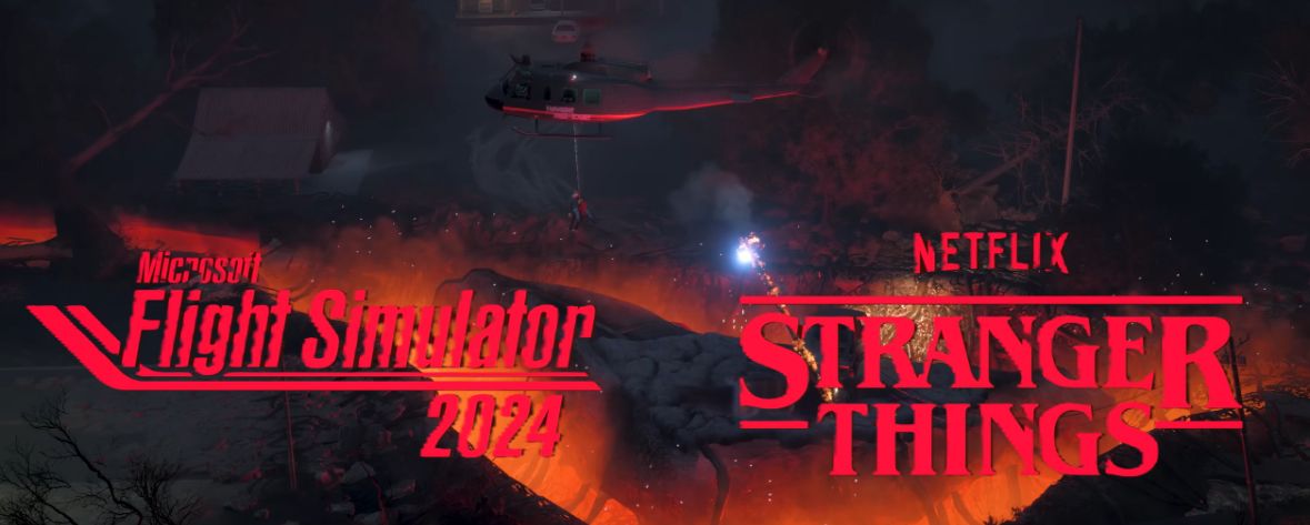 تكنولوجيا: Microsoft Flight Simulator يتحول إلى عالم Stranger Things مع تحديث مجاني جديد